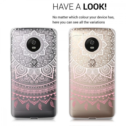 Husa Motorola Moto G5, Silicon, Roz, 41084.01