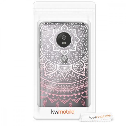 Husa Motorola Moto G5, Silicon, Roz, 41084.01