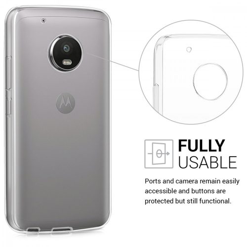 Husa Motorola Moto G5 Plus, Silicon, Transparent, 41091.03