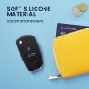 Husa Cheie Auto pentru Audi - 3 Butoane, Silicon, Negru, 41115.01
