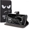 Husa Samsung Galaxy Xcover 4, Piele ecologica, Negru, 41254.01