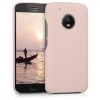 Husa Motorola Moto G5 Plus, Piele ecologica, Roz, 41393.10