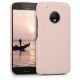 Husa Motorola Moto G5 Plus, Piele ecologica, Roz, 41393.10