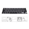Husa pentru tastatura Apple MacBook Air 13''/MacBook Pro Retina 13''-15'' (to mid 2016), Kwmobile, Negru, Silicon, 41431.01
