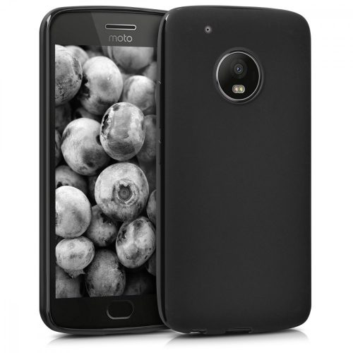 Husa Motorola Moto G5 Plus, Silicon, Negru, 41394.01