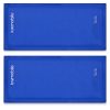 Set 2 Comprese de gel 28 x 13 cm pentru utilizare la cald/rece, Kwmobile, Albastru, Poliester, 41360