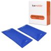 Set 2 Comprese de gel 28 x 13 cm pentru utilizare la cald/rece, Kwmobile, Albastru, Poliester, 41360