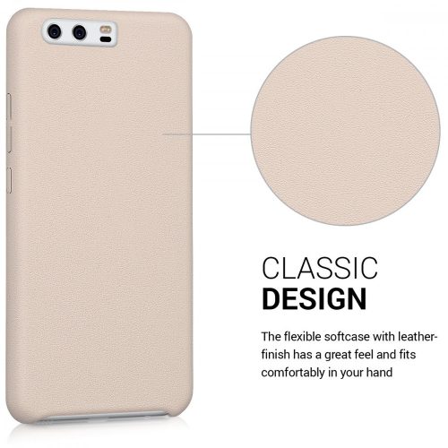 Husa Huawei P10, Piele ecologica, Roz, 41402.10