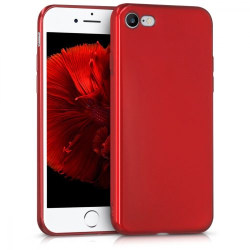 Husa Apple iPhone 8 / iPhone 7 / iPhone SE 2, Silicon, Rosu, 40152.09