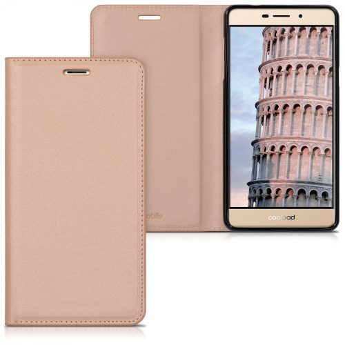 Husa Coolpad Modena 2, Piele ecologica, Roz, 40293.81