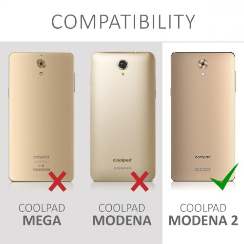 Husa Coolpad Modena 2, Piele ecologica, Roz, 40293.81