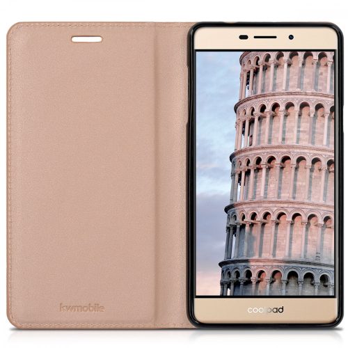 Husa Coolpad Modena 2, Piele ecologica, Roz, 40293.81
