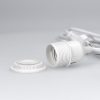 Cablu adaptor 5m cu dulie E27 si intrerupator, Kwmobile, Alb, PVC, 41703
