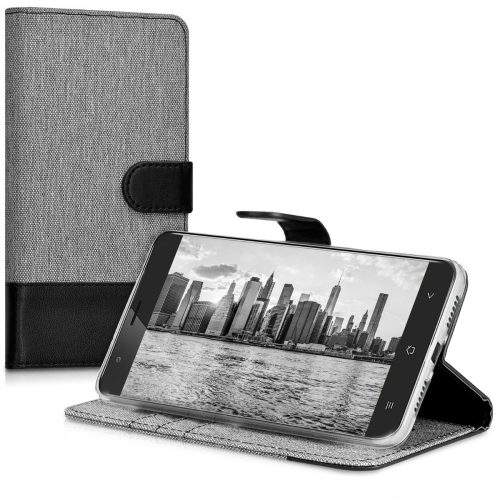 Husa Blackview E7, Textil, Gri, 41648.01