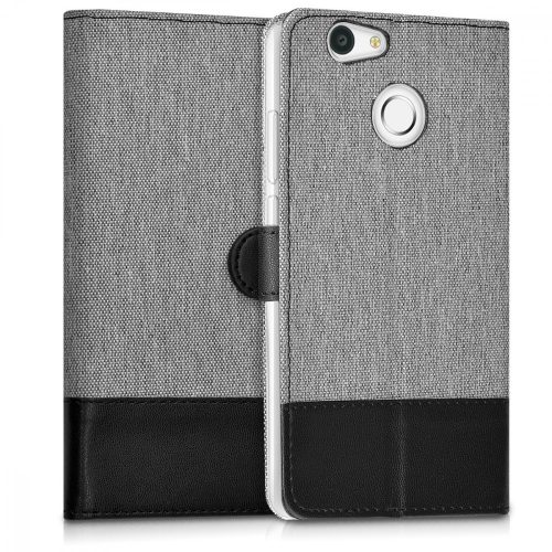 Husa Blackview E7, Textil, Gri, 41648.01