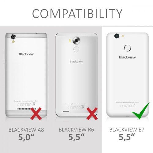 Husa Blackview E7, Textil, Gri, 41648.01