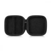 Husa de transport pentru casti, Kwmobile, Negru/Alb, Plastic, 41739.01