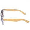 Ochelari de soare unisex Navaris, UV400, Bambus, Albastru, 40731.03.04