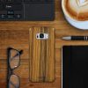 Husa Samsung Galaxy S8, Lemn, Maro, 42160.05