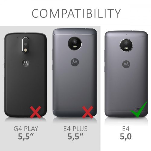 Husa Motorola Moto E4, Silicon, Transparent, 42350.03