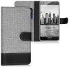 Husa Blackview A9 Pro, Textil, Gri, 42340.01