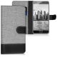 Husa Blackview A9 Pro, Textil, Gri, 42340.01