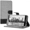 Husa Blackview A9 Pro, Textil, Gri, 42340.01