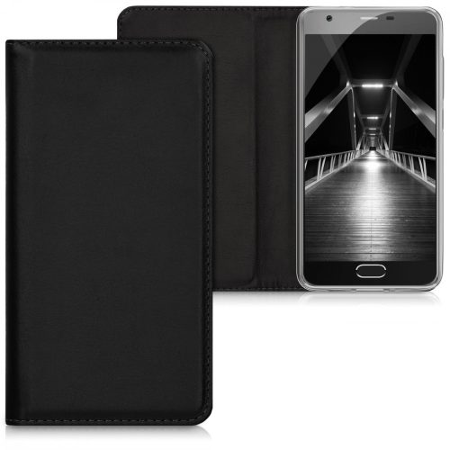Husa Blackview A9 Pro, Piele ecologica, Negru, 42339.01