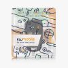 Husa Cheie Auto pentru Opel / Vauxhall - 2 Butoane, kwmobile, Silicon, Negru / Alb, 42377.01