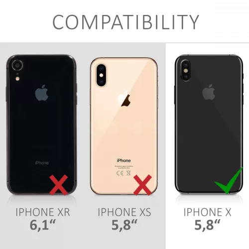 Husa Apple iPhone X / iPhone XS, Silicon, Verde, 42495.71