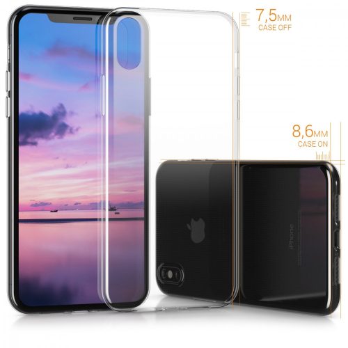 Husa Apple iPhone X / iPhone XS, Silicon, Transparent, 42500.03