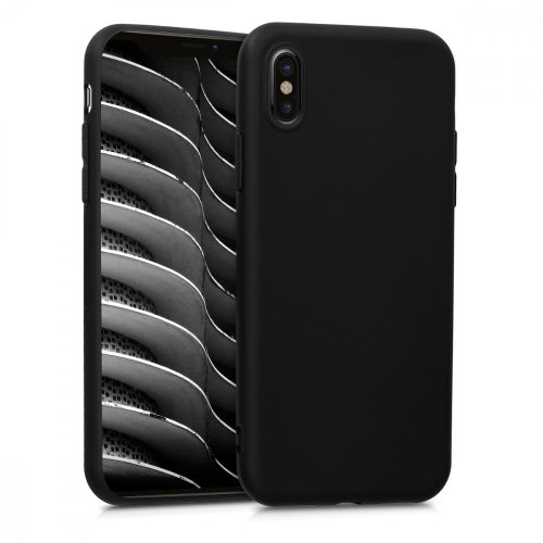 Husa Apple iPhone X / iPhone XS, Silicon, Negru, 42492.47
