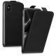 Husa Apple iPhone X / iPhone XS, Piele ecologica, Negru, 42514.01
