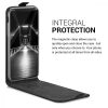 Husa Apple iPhone X / iPhone XS, Piele ecologica, Negru, 42514.01