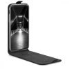 Husa Apple iPhone X / iPhone XS, Piele ecologica, Negru, 42514.01