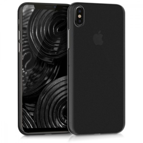 Husa Apple iPhone X/iPhone XS, Plastic, Negru, 42506.01