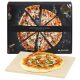 Piatra de pizza Navaris, 30x38 cm, rezistenta pana la 800°C, 42561