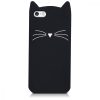 Husa Apple iPhone 5 / iPhone 5s / iPhone SE, Silicon, Negru, 42633.01