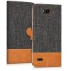 Husa LG X Power 2, Textil, Maro, 41196.02