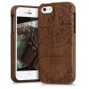 Husa Apple iPhone 5 / iPhone 5s / iPhone SE, Lemn, Maro, 29912.09