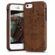 Husa Apple iPhone 5 / iPhone 5s / iPhone SE, Lemn, Maro, 29912.09