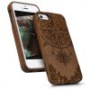 Husa Apple iPhone 5 / iPhone 5s / iPhone SE, Lemn, Maro, 29912.09