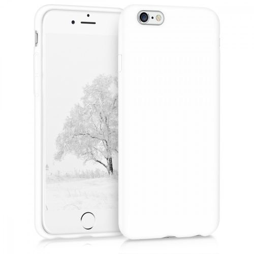 Husa Apple iPhone 6 / iPhone 6s, Silicon, Alb, 35176.48