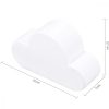 Set 2 Carlige de perete pentru chei, Kwmobile, Alb, Plastic, 42861.02
