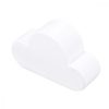 Set 2 Carlige de perete pentru chei, Kwmobile, Alb, Plastic, 42861.02