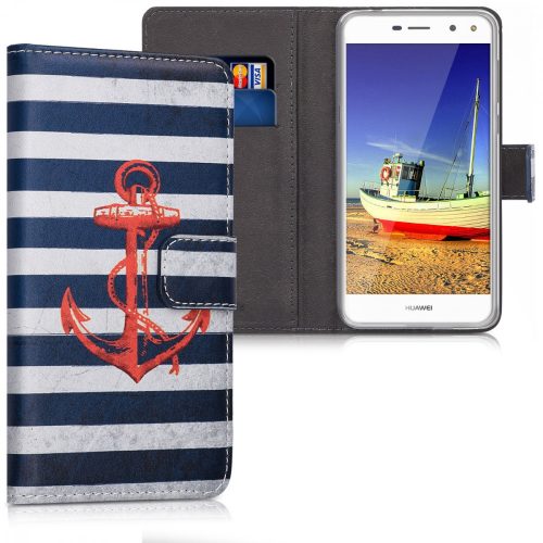Husa Huawei Y6 (2017), Piele ecologica, Multicolor, 42113.02
