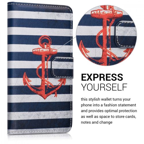 Husa Huawei Y6 (2017), Piele ecologica, Multicolor, 42113.02