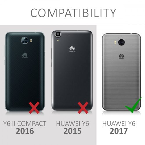 Husa Huawei Y6 (2017), Piele ecologica, Multicolor, 42113.02