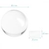 Glob de sticla cu sport Navaris pentru fotografii/ decor, 80 mm, 42864