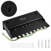 Patch Panel Cat6 cu 8 porturi RJ45 si bara de gestionare a cablurilor, Kwmobile, Negru, Plastic, 42950